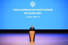8th Congress of New Azerbaijan Party held - UPDATED-2 
