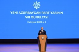 8th Congress of New Azerbaijan Party held - UPDATED-2 