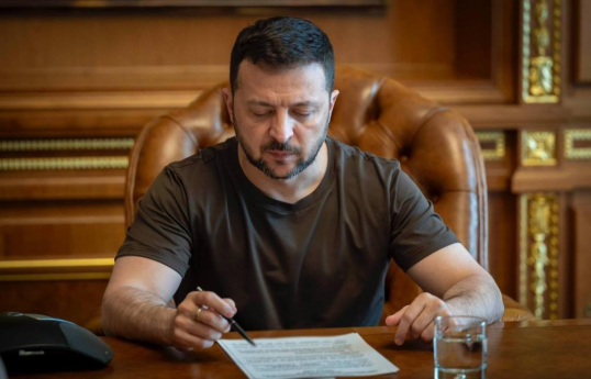 Ukrainian President Volodymyr Zelenskyy