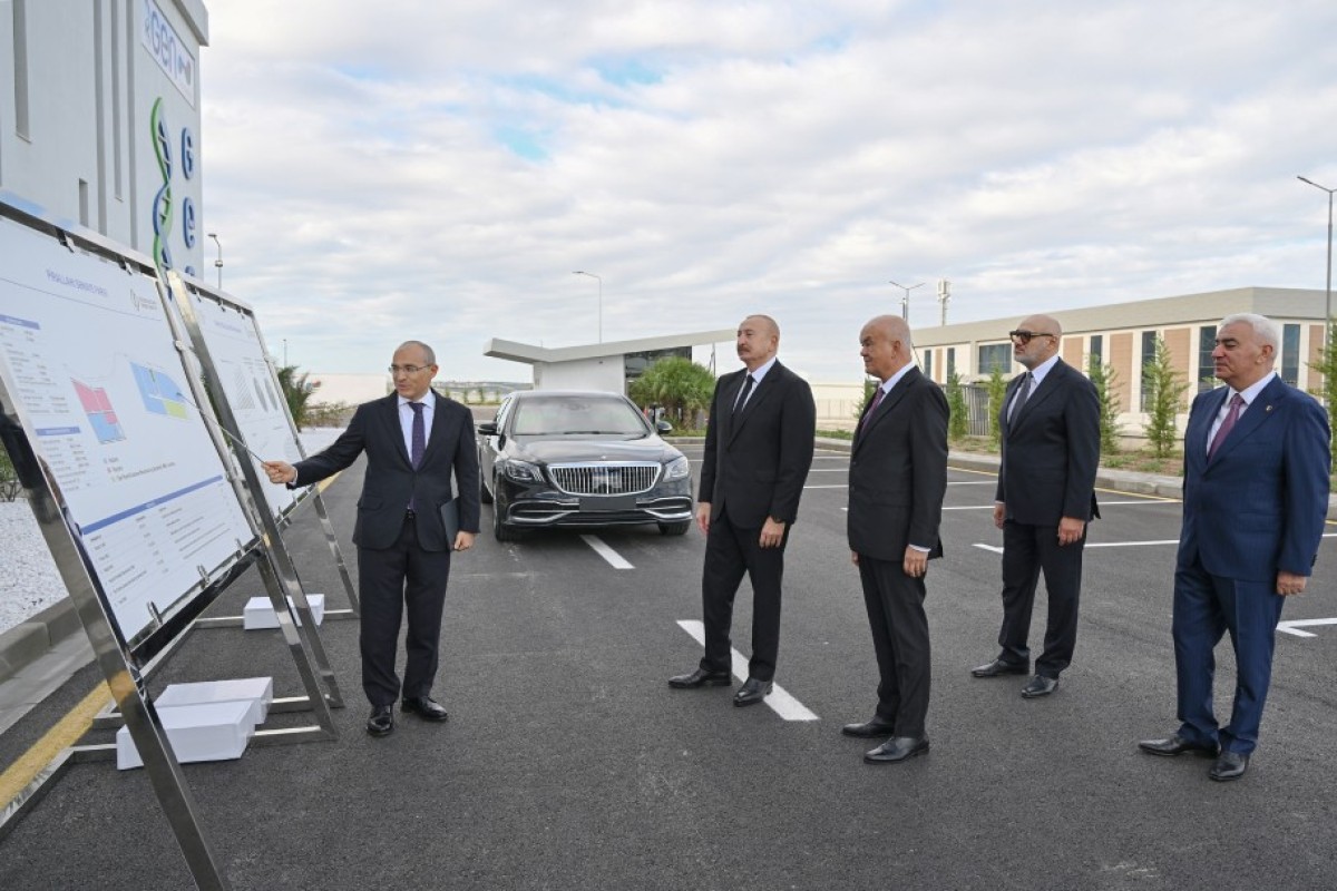 President Ilham Aliyev attended inauguration of pharmaceutical manufacturing plant in Pirallahi Industrial Park-<span class="red_color">PHOTO