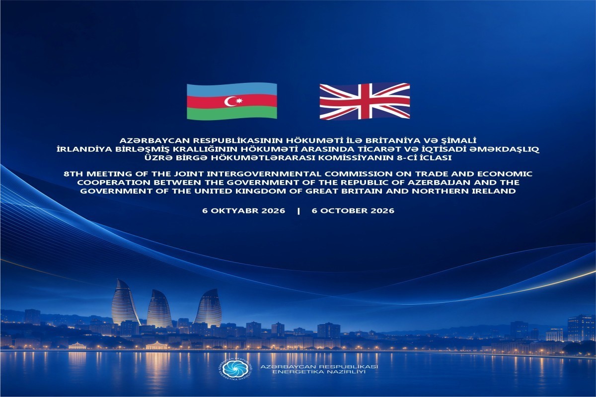 Azerbaijan-UK Joint Intergovernmental Commission to meet in Baku