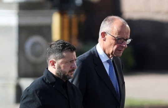 Merz unveils fresh military aid in Kyiv, says Germany won