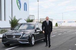President Ilham Aliyev attended inauguration of pharmaceutical manufacturing plant in Pirallahi Industrial Park-PHOTO 