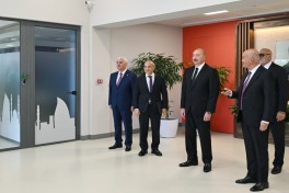 President Ilham Aliyev attended inauguration of pharmaceutical manufacturing plant in Pirallahi Industrial Park-PHOTO 