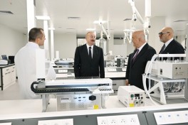 President Ilham Aliyev attended inauguration of pharmaceutical manufacturing plant in Pirallahi Industrial Park-PHOTO 