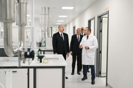 President Ilham Aliyev attended inauguration of pharmaceutical manufacturing plant in Pirallahi Industrial Park-PHOTO 