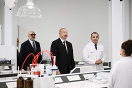 President Ilham Aliyev attended inauguration of pharmaceutical manufacturing plant in Pirallahi Industrial Park-PHOTO 