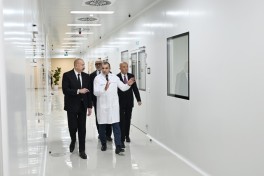 President Ilham Aliyev attended inauguration of pharmaceutical manufacturing plant in Pirallahi Industrial Park-PHOTO 