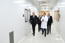 President Ilham Aliyev attended inauguration of pharmaceutical manufacturing plant in Pirallahi Industrial Park-PHOTO 