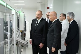 President Ilham Aliyev attended inauguration of pharmaceutical manufacturing plant in Pirallahi Industrial Park-PHOTO 