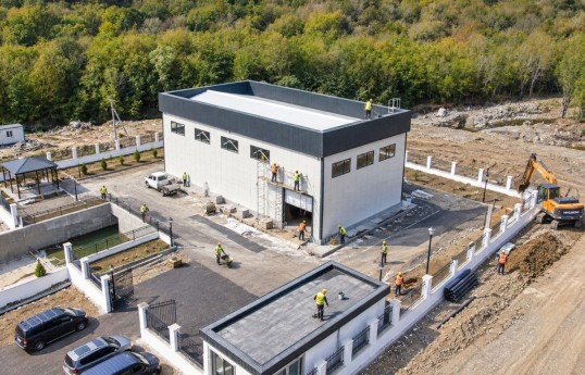 Construction of three hydropower plants in Lachin nearing completion