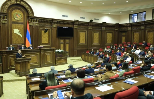 Brawl breaks out among MPs in Armenian parliament