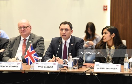 British minister: We want mutual investment between Azerbaijan and UK to increase
