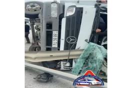Vehicle overturns on Baku-Gazakh highway, 3 killed, 2 injured - PHOTO  - VIDEO 
