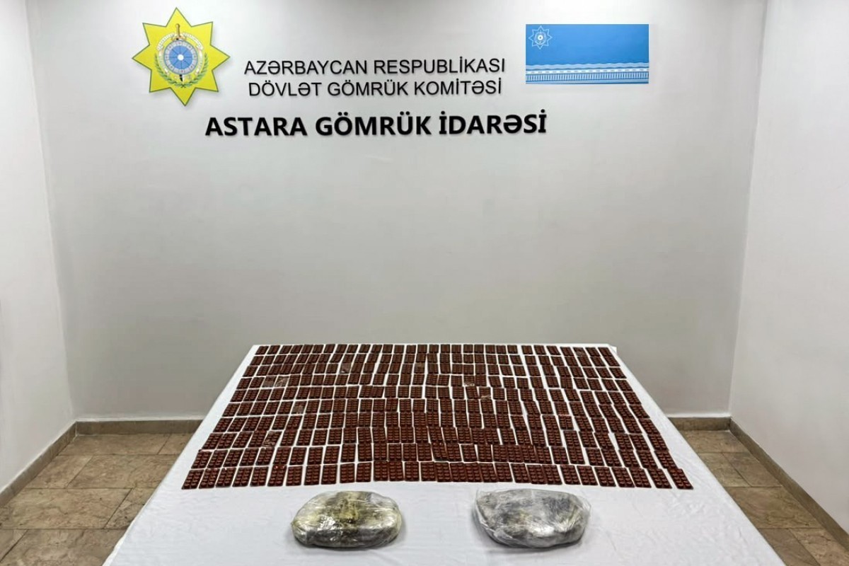 Azerbaijani customs officers seize heroin and methadone at Astara border crossing