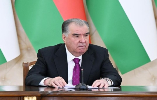 Tajik President Emomali Rahmon