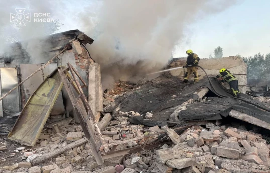 3 killed, 14 injured as Russian drones assault Kyiv in fresh attacks, hit store