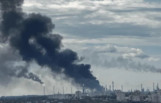 Drone attack hits one of Russia