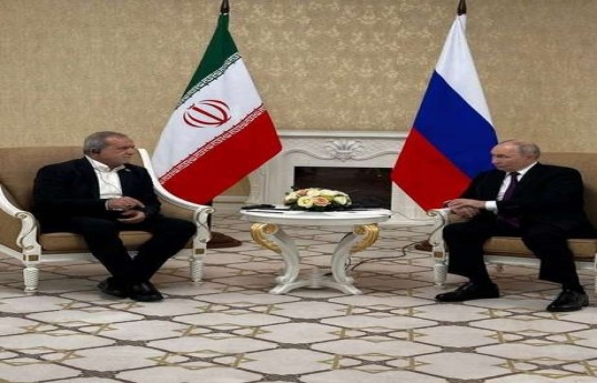 Pezeshkian, Putin discuss expanding Iran-Russia cooperation