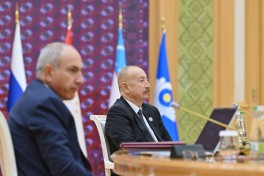 President Ilham Aliyev attended limited-format meeting of CIS Council of Heads of State - UPDATED-2  - PHOTO 