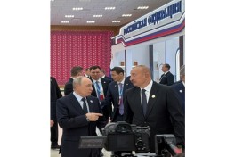 President Ilham Aliyev viewed national stands of CIS member states in Turkmenbashi