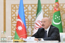 Expanded meeting of Caspian Environmental Summit held in Turkmenbashi, President Ilham Aliyev addresses event - UPDATED 