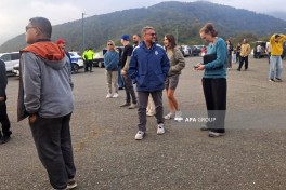 International travelers visit Ganjasar Monastery - PHOTO 