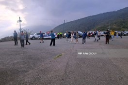 International travelers visit Ganjasar Monastery - PHOTO 