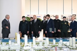 President Ilham Aliyev and Head of Chechen Republic of Russia visited Baku White City