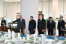 President Ilham Aliyev and Head of Chechen Republic of Russia visited Baku White City