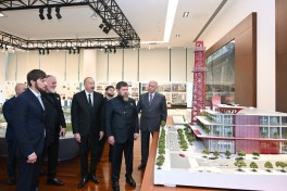 President Ilham Aliyev and Head of Chechen Republic of Russia visited Baku White City