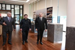 President Ilham Aliyev and Head of Chechen Republic of Russia visited Baku White City