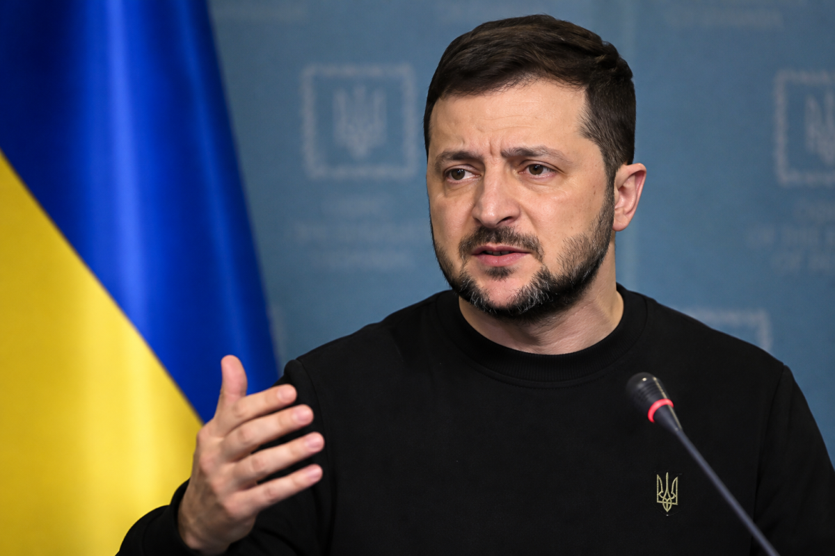 Ukrainian President Volodymyr Zelensky