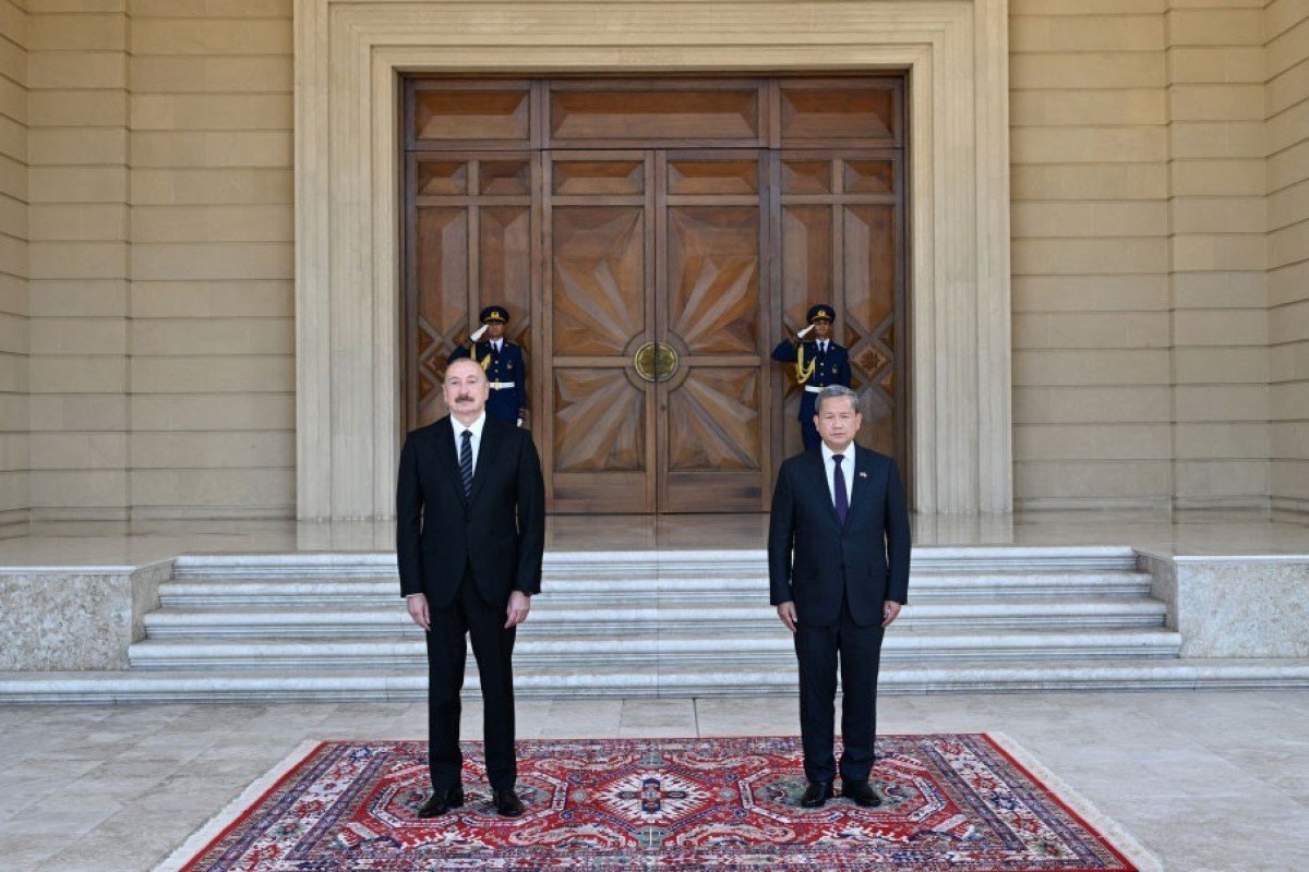 Official welcome ceremony held in Baku for Prime Minister of Cambodia - PHOTO 