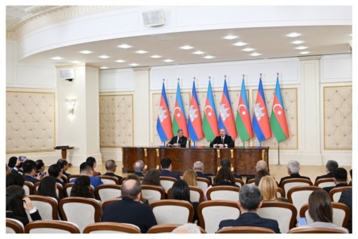 President Ilham Aliyev and Prime Minister of Cambodia delivered press statements - UPDATED 