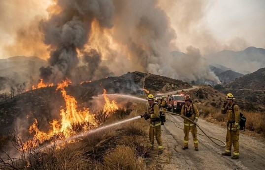 Wildfire in California's Santa Clarita prompts evacuation orders