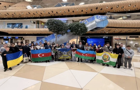 Ambassador: Another 30 Ukrainian children arrive in Azerbaijan for rehabilitation