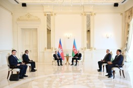 President of Azerbaijan Ilham Aliyev held limited-format meeting with Prime Minister of Cambodia
