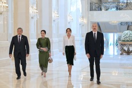 Official luncheon hosted on behalf of President Ilham Aliyev in honor of Cambodian Prime Minister