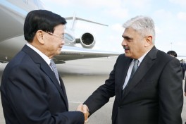 President of Laos arrives in Azerbaijan for official visit