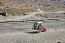 Construction of railway linking Nakhchivan to Zangezur Corridor progressing rapidly - PHOTO 