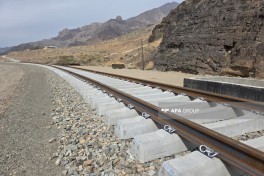 Construction of railway linking Nakhchivan to Zangezur Corridor progressing rapidly - PHOTO 