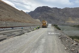 Construction of railway linking Nakhchivan to Zangezur Corridor progressing rapidly - PHOTO 