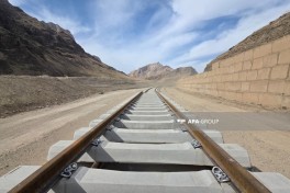 Construction of railway linking Nakhchivan to Zangezur Corridor progressing rapidly - PHOTO 
