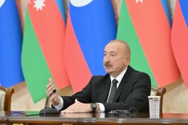 Presidents of Azerbaijan and Laos delivered press statements - UPDATED 