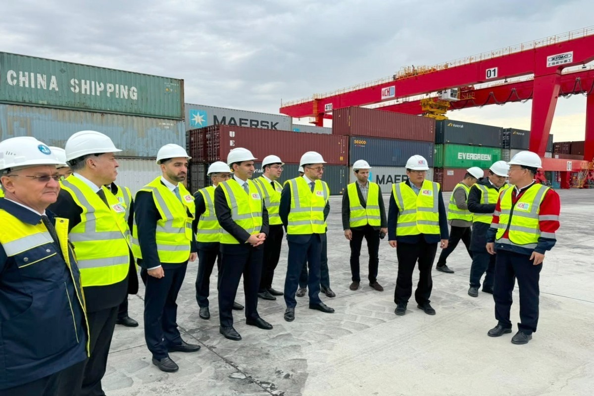 Azerbaijani delegation familiarizes itself with operations of Kazakhstan’s leading ports and terminals