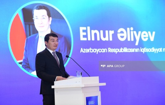 First Deputy Minister of Economy Elnur Aliyev