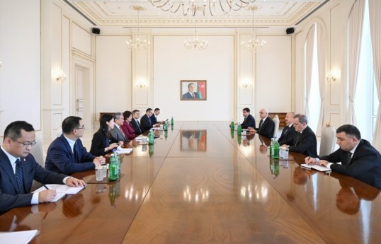 President Ilham Aliyev receives member of Political Bureau of CPC Central Committee
