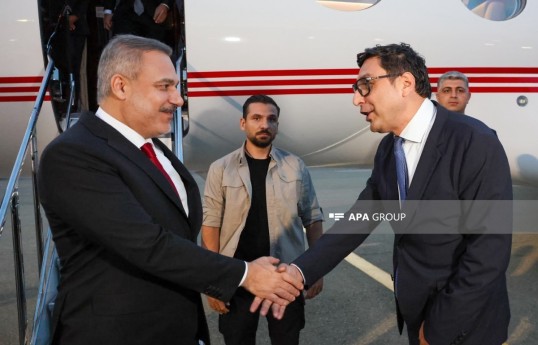 Hakan Fidan arrives in Baku - UPDATED 