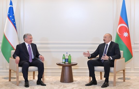 President Ilham Aliyev met with President of Uzbekistan-UPDATED 